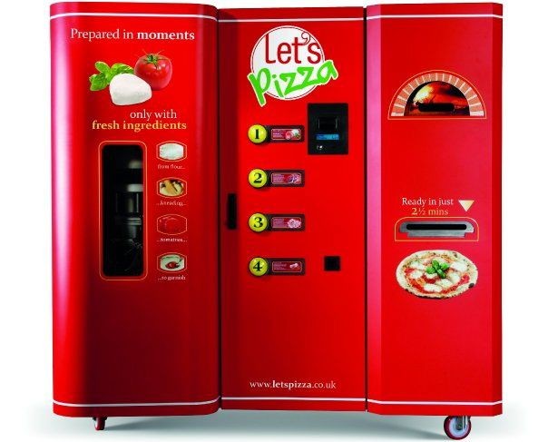 Как делают автоматы для пиццы (видео)