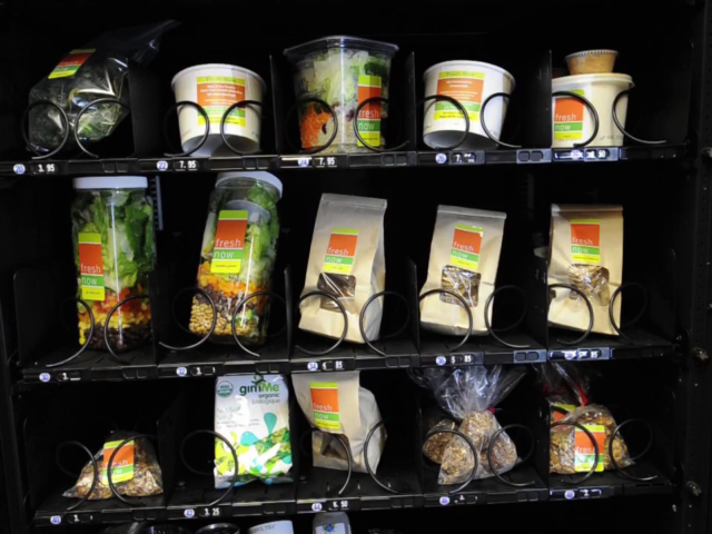 FreshNow - Торговый автомат, продающий вегетарианские продукты