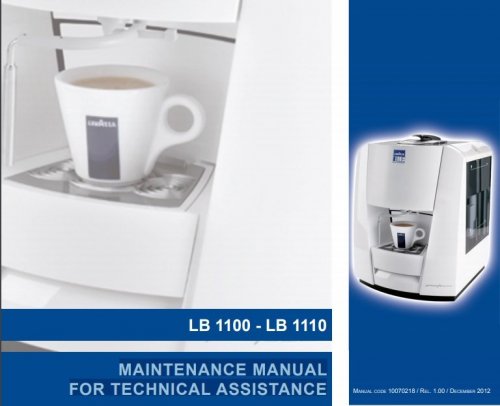 Подробнее о "LB1100 - MAINTENANCE MANUAL"