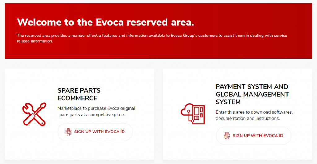 EVOCA Group запустила новый сайт запчастей и документации