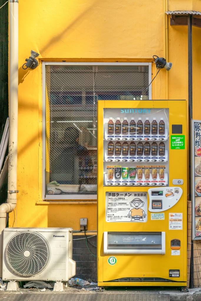 Японские торговые автоматы не похожи ни на какие другие в мире