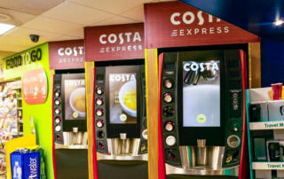 Costa Coffee запустила свой первый торговый автомат на растительном молоке