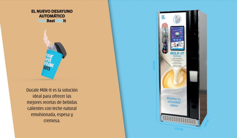 Испания заменит порошковое молоко на жидкое в торговых автоматах