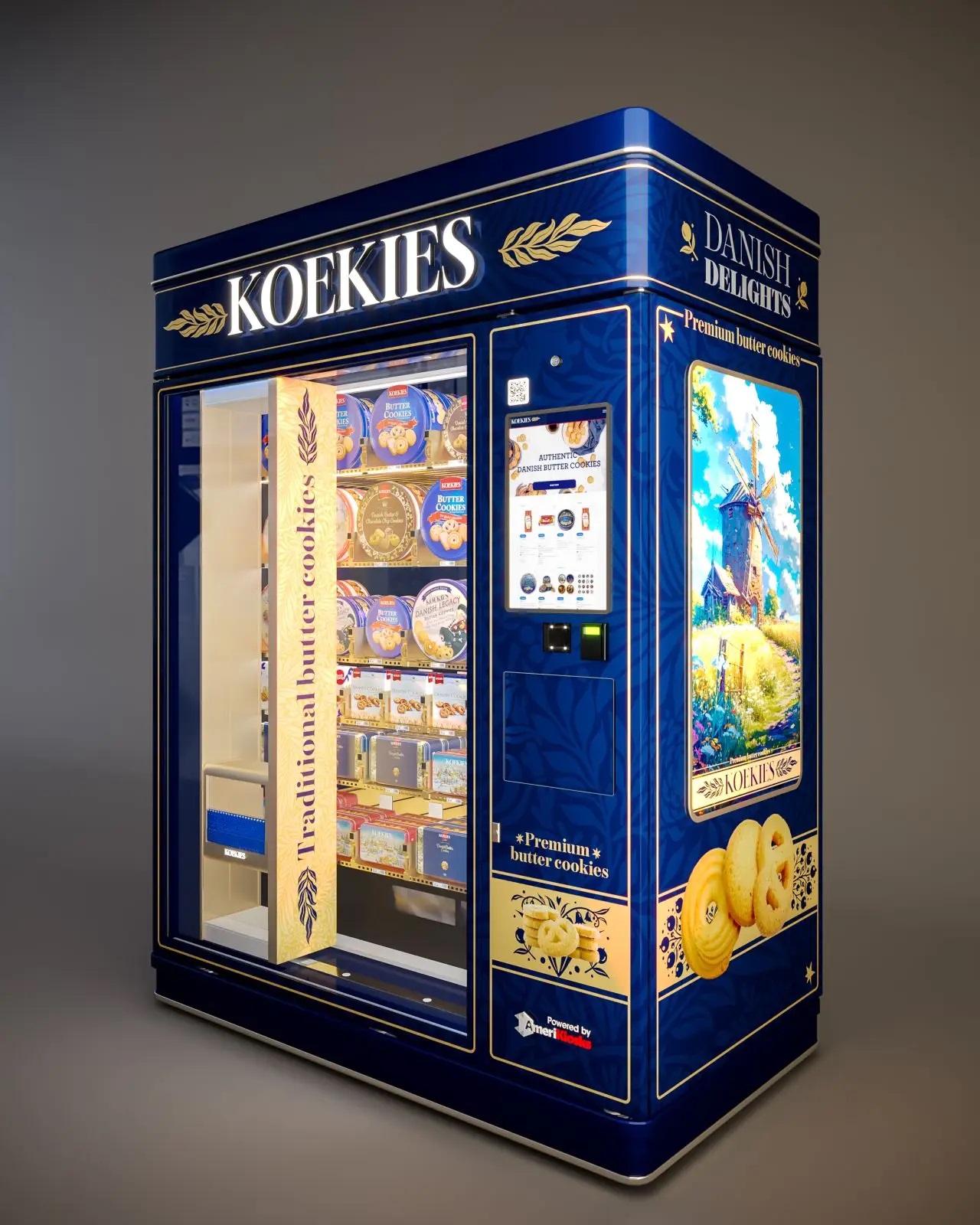 KOEKIES видит вендинг в виде миниатюрного бутика