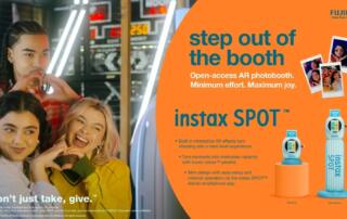 FUJIFILM представляет фотокабину и станцию ​​печати instax SPOT