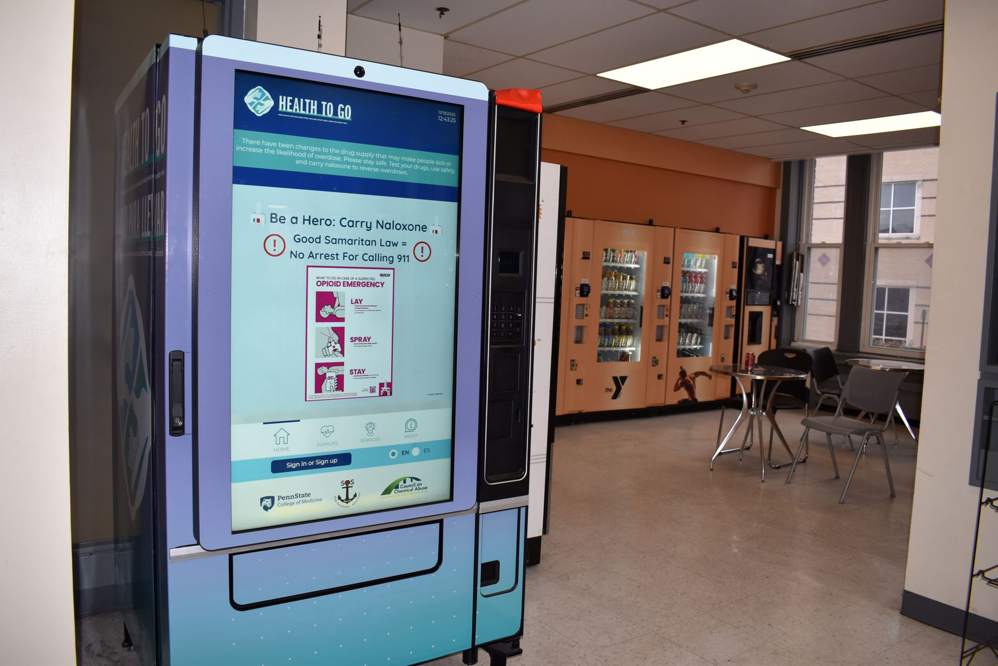 В США масштабируется бесплатный вендинг Health to Go