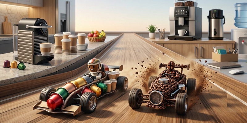 Сомнения Lavazza: кофе в зёрнах или в капсулах?
